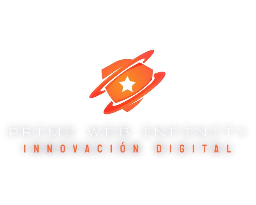 Logo completo transparente de Prime Web Infinity